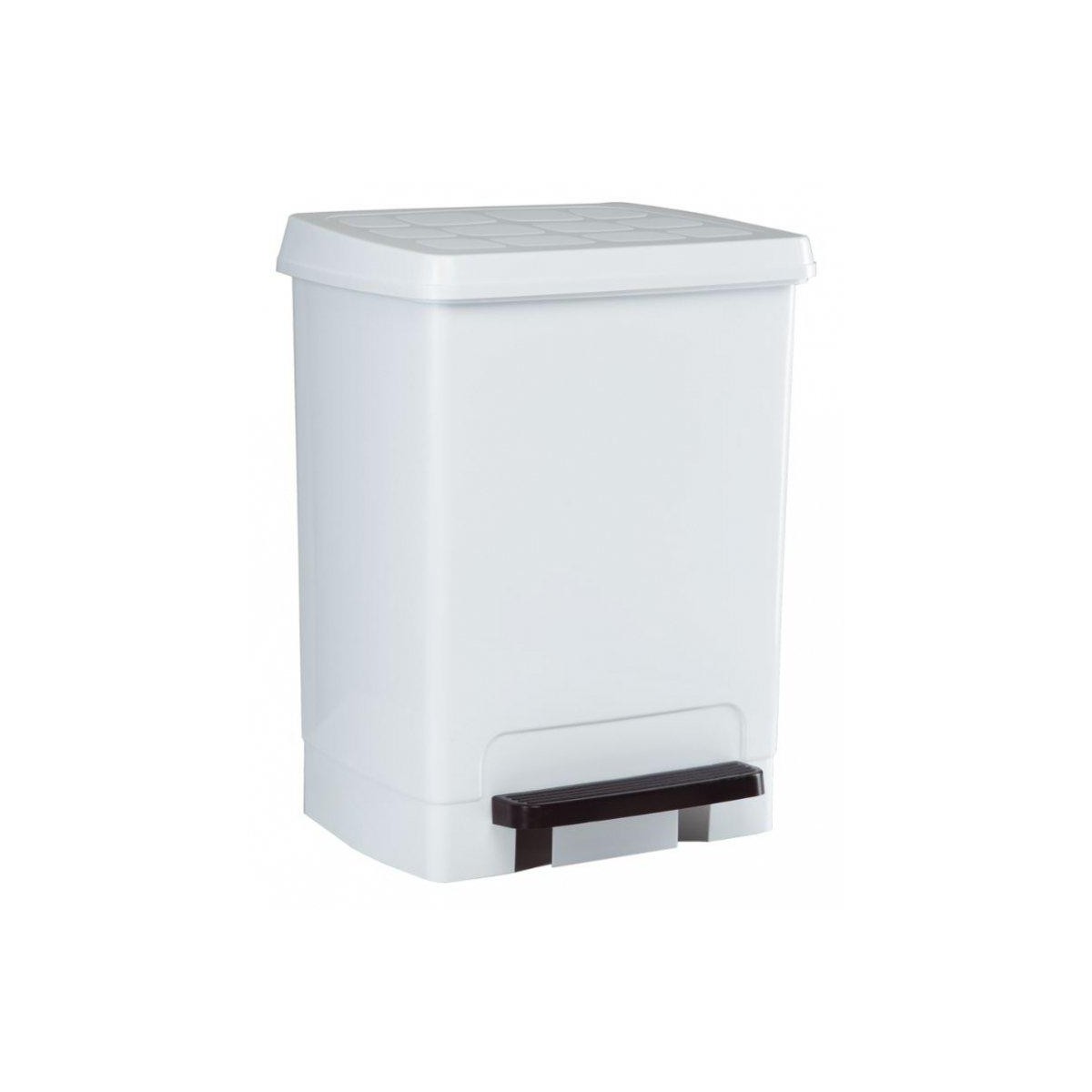 CUBO PEDAL BLANCO 25L