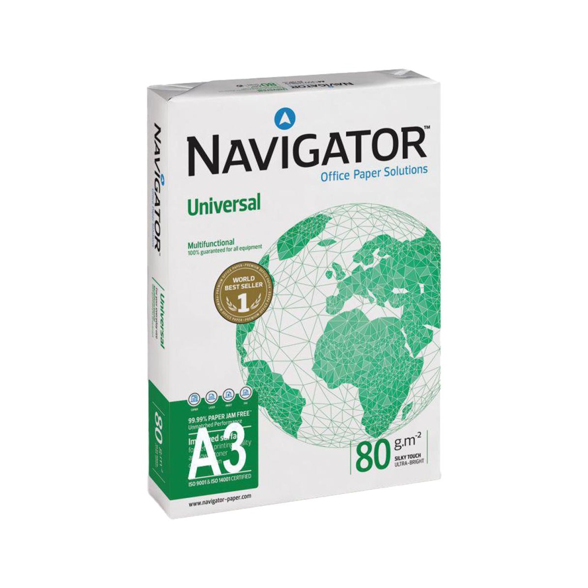 PAPEL DIN A3 NAVIGATOR 80G P500