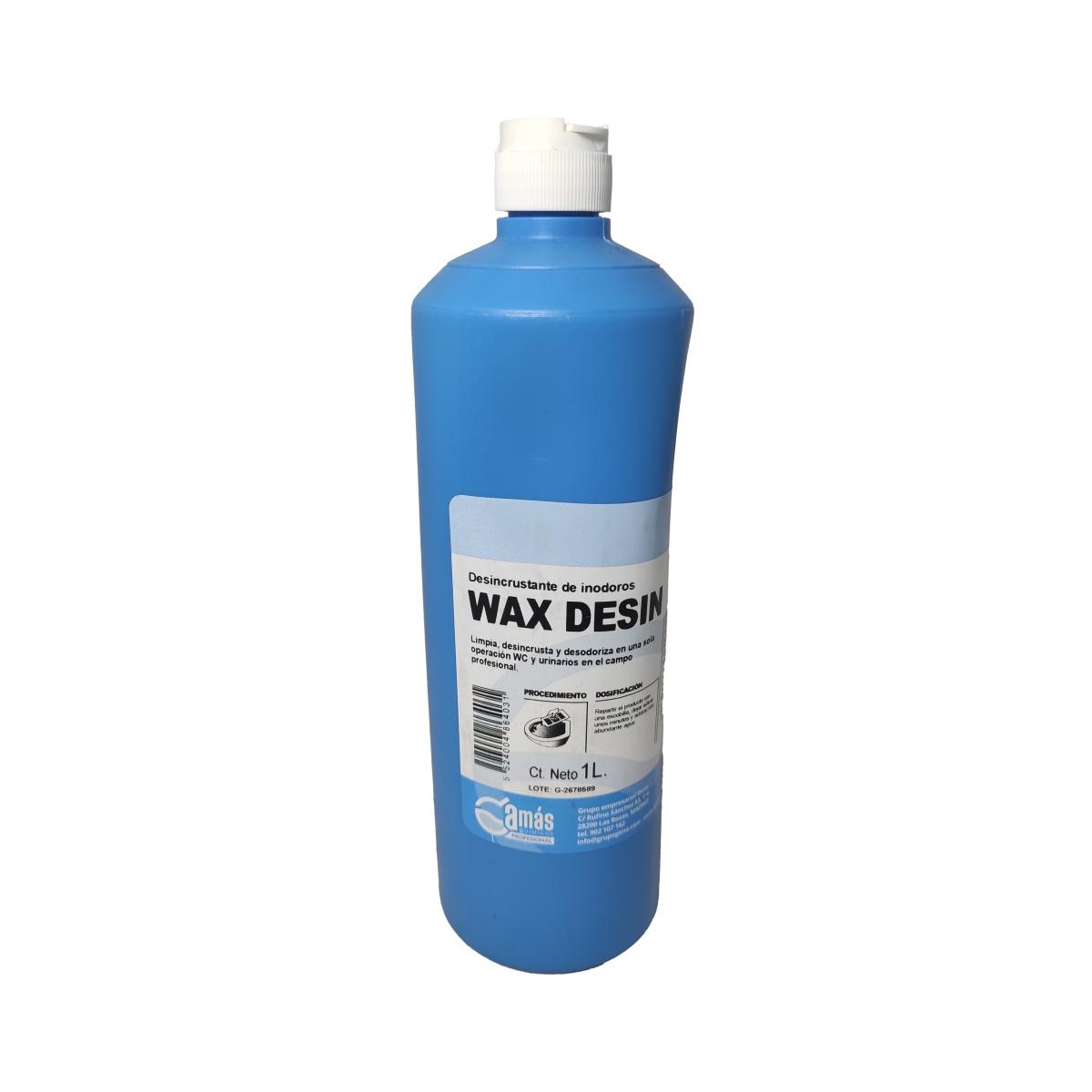 GEL DESINCRUSTANTE BAÑOS WAX DESIN 1L  15UDS 