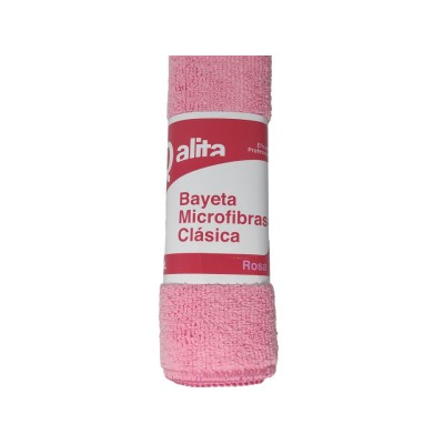 BAYETA MICROFIBRA 38x40 ROSA  12UDS 