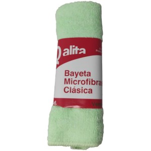 BAYETA MICROFIBRA 38x40 VERDE  12UDS 