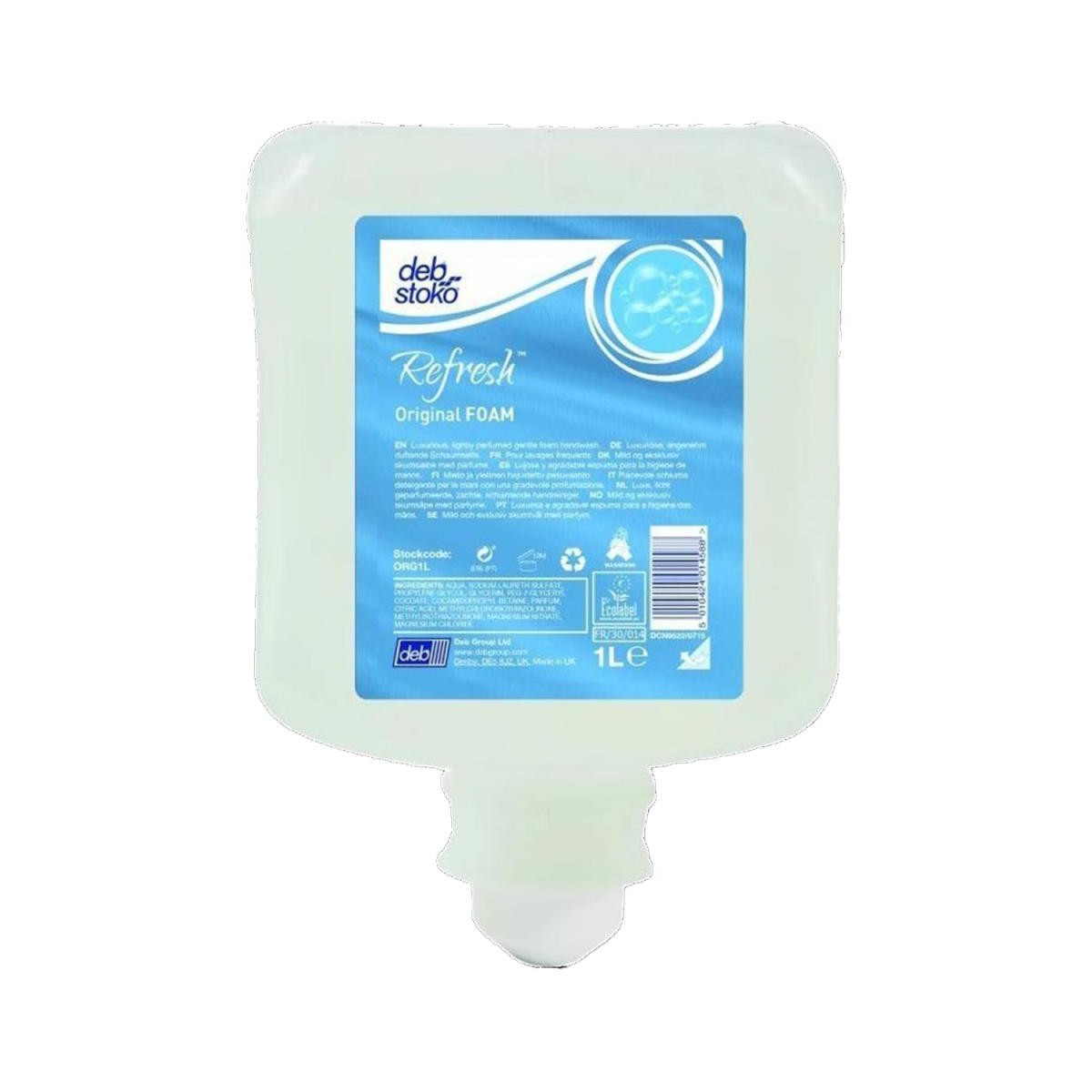 REFRESH AZURE FOAM 6X1L Ecolabel