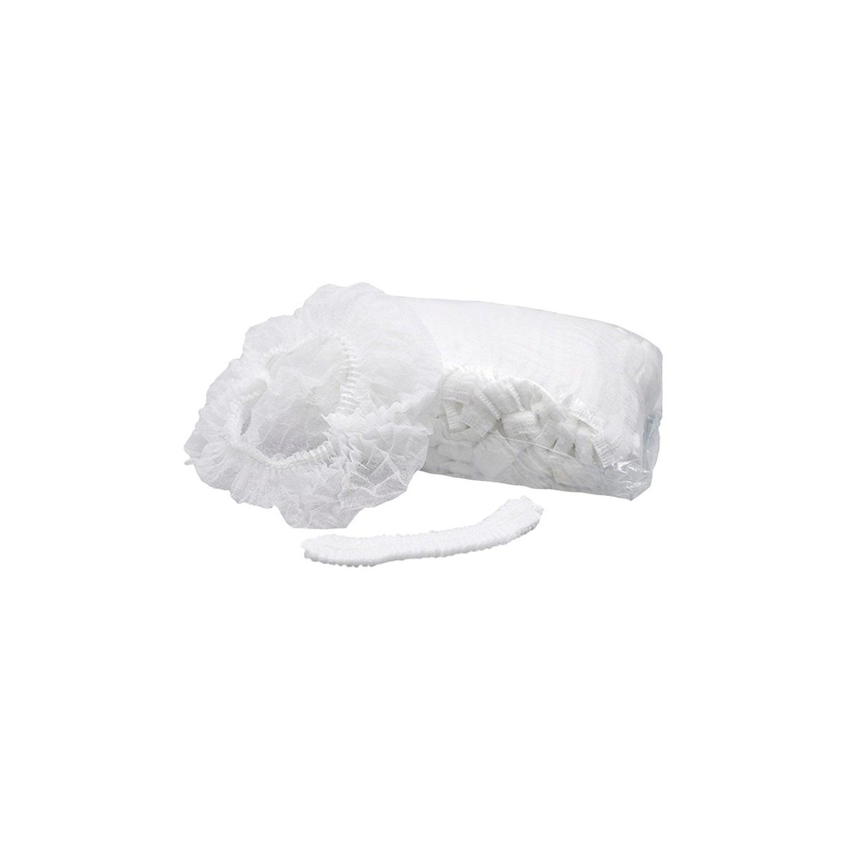 GORRO PLEGADO ACORDEON TNT BLANCO  100UDS 