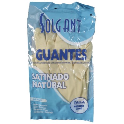 GUANTES SATINADOS NATURAL S