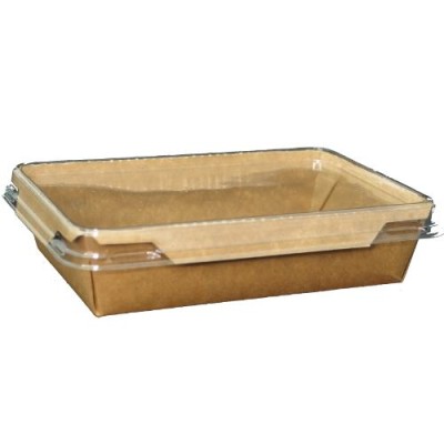 BASE KRAFT TAPA PET 750ML 150X100X45  250UDS 