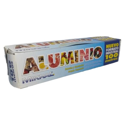 PAPEL ALUMINIO ROLLO 16M  20UDS 