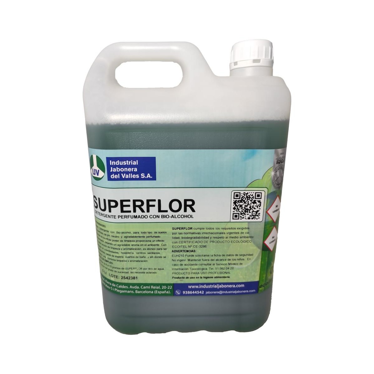 FREGASUELOS SUPERFLOR 5L  4UDS 