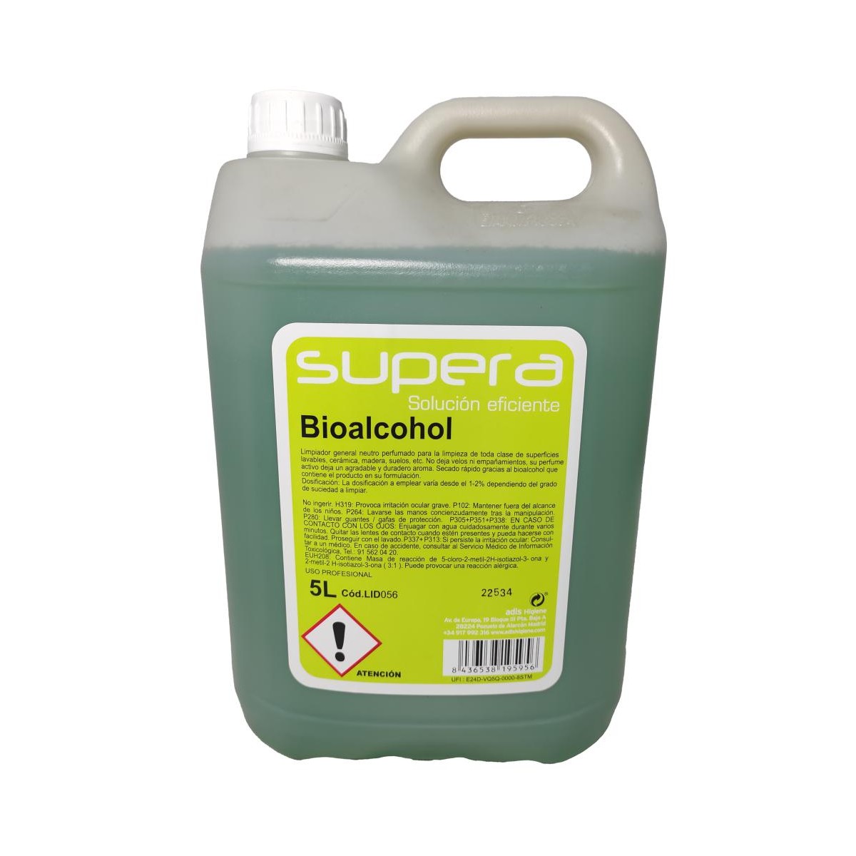 FREGASUELOS BIOALCOHOL SUPERA 5L