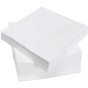 SERVILLETA 33X33 2C BLANCA  50UDS 